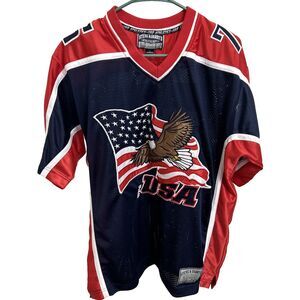 🔥🔥🔥VGC - Steve And Barry’s USA Jersey 76, Men's Small, Red/White/Blue🔥🔥🔥